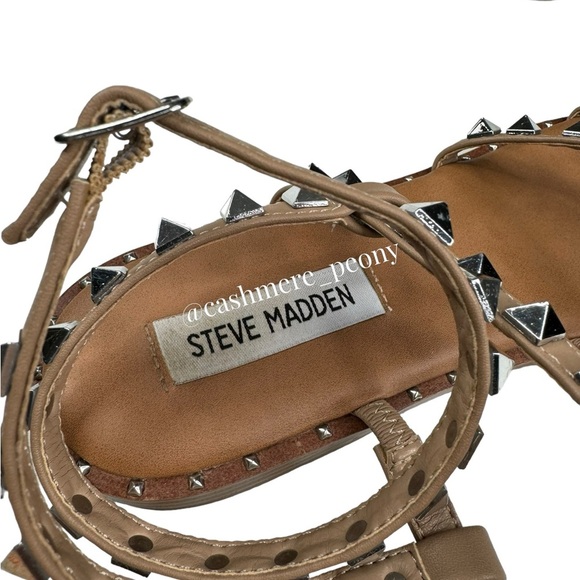 STEVE MADDEN Women's Travel Rock Stud Flat Sandals size 8 - Picture 11 of 12
